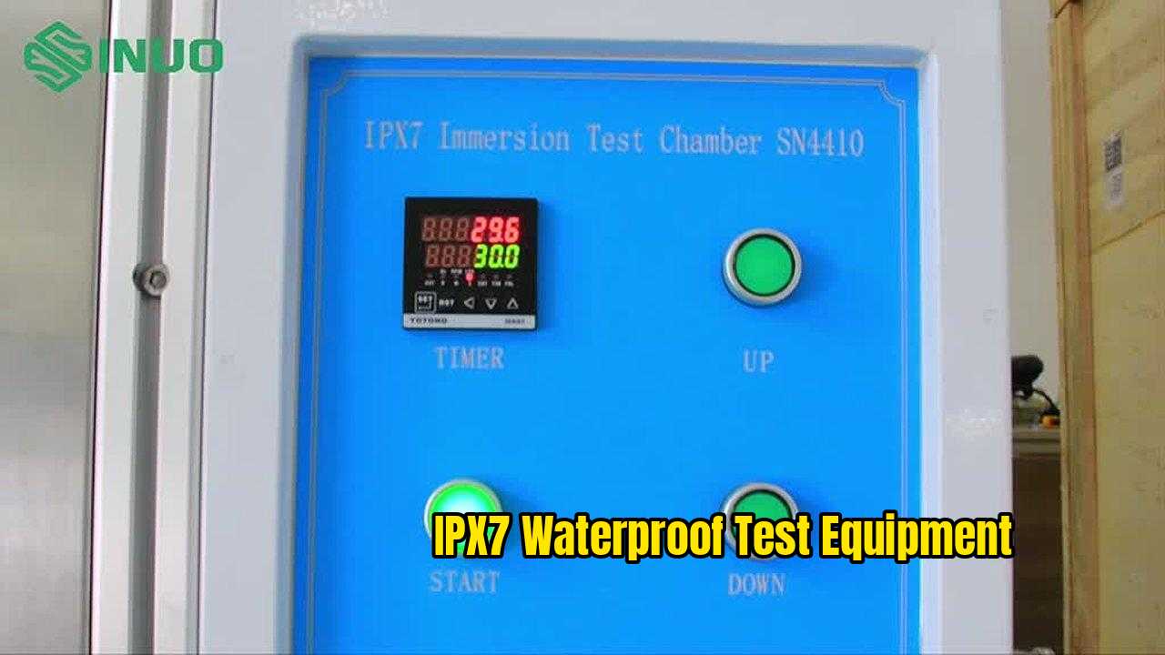 What Happens During an IPX7 Immersion Test? Watch This Waterproof Test Equipment Work!
