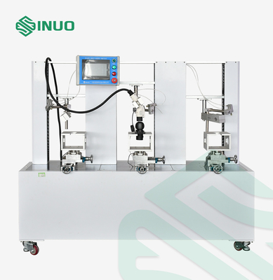 IEC 62196 เครื่องชาร์จรถยนต์ไฟฟ้าถอนการแทรก 1kN เครื่องมือทดสอบแรง 3 สถานี