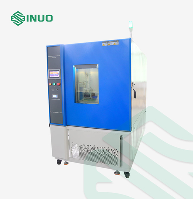 IEC60068-2-30 ห้องทดสอบสภาพแวดล้อมที่ปรับอุณหภูมิและความชื้นด้วยความเย็น 150L