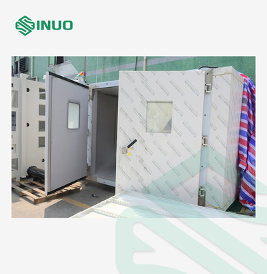 ราคาดี 3.38m3 ห้องทดสอบสภาวะอากาศที่เดินเข้าไปสําหรับการทดสอบอุณหภูมิและความชื้น ออนไลน์