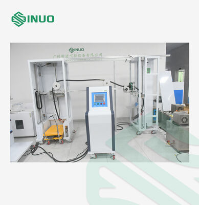 อุปกรณ์ทดสอบการยึดสายเคเบิล EVSE พร้อมระบบควบคุมอัตโนมัติ PLC สำหรับแรงดึง 160N-500N และการทดสอบแรงบิด 0.6N•m-16.3N•m