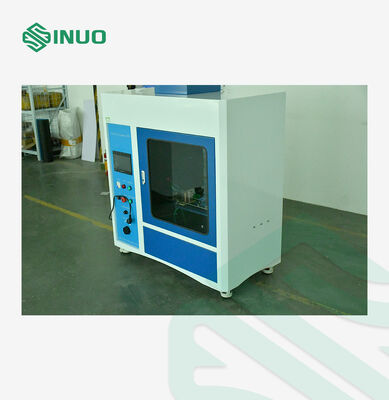 ราคาดี เครื่องทดสอบสายไฟสว่างที่มีการควบคุม PLC และจอสัมผัสขนาด 7 นิ้ว สําหรับอุปกรณ์ทดสอบความเผาไหม้ที่มีระยะ 500 °C 960 °C ตอบสนองกับ IEC 60695 และ UL746A ออนไลน์