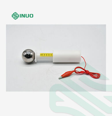 เครื่องตรวจสอบ 50N ที่สอดคล้องกับ IEC 61032 A สําหรับการทดสอบต่อต้านการกระแทกและ IP1X