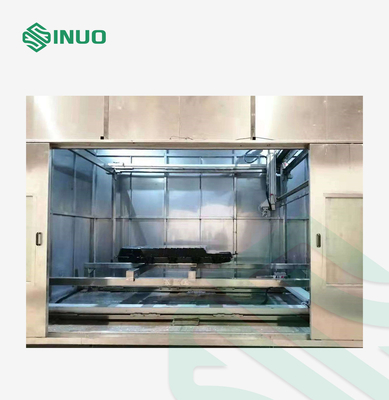 DIN40050-9 ชุดแบตเตอรี่สำหรับรถยนต์ไฟฟ้า IPX9K ห้องปฏิบัติการทดสอบกันน้ำ