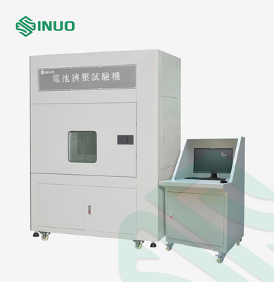 IEC 62133 EV อุปกรณ์ทดสอบแบตเตอรี่ UL2580 RESS 100kN อุปกรณ์ทดสอบแรงกด